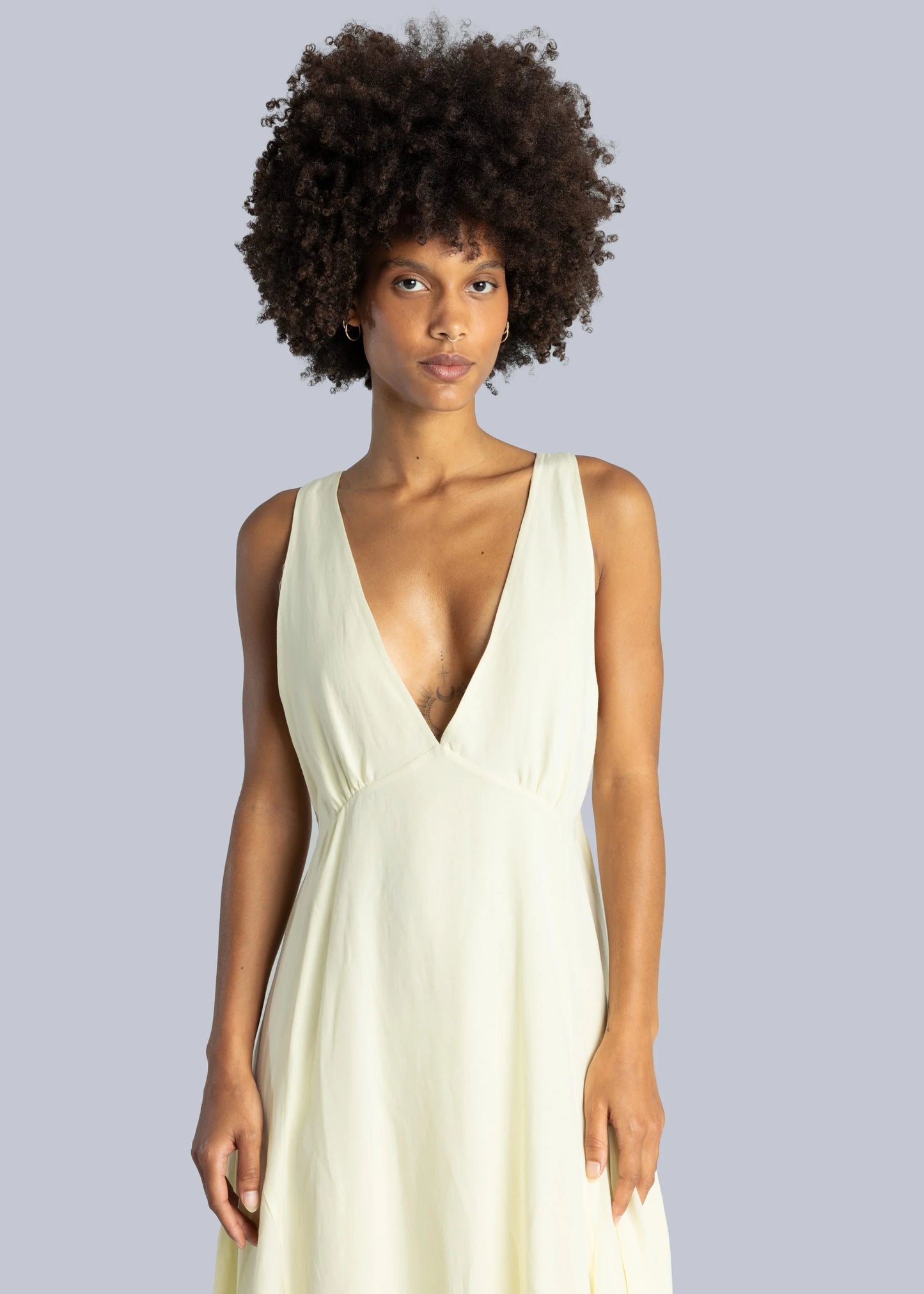 esthé open-back maxi dress