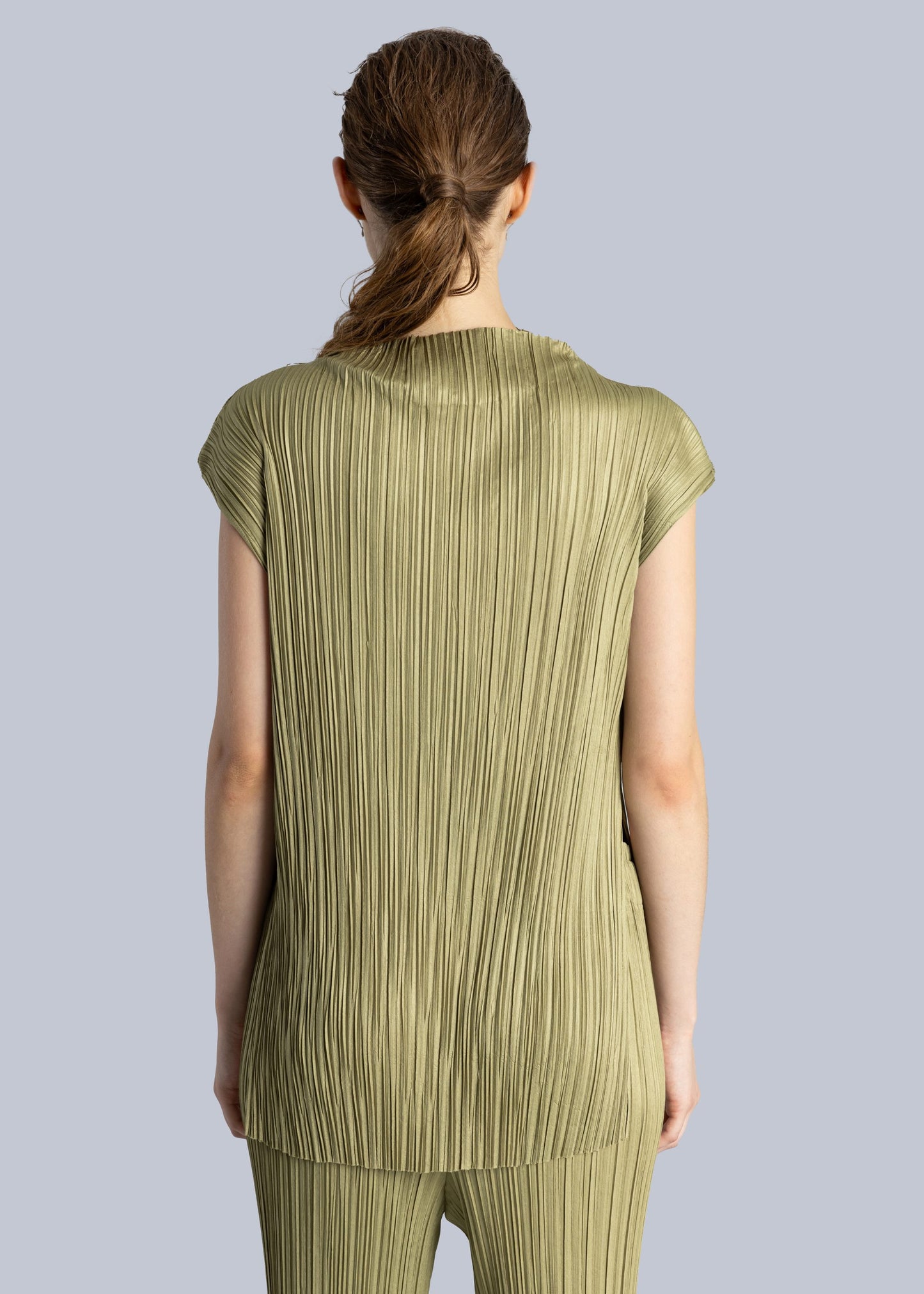 esthé pleated oversized top