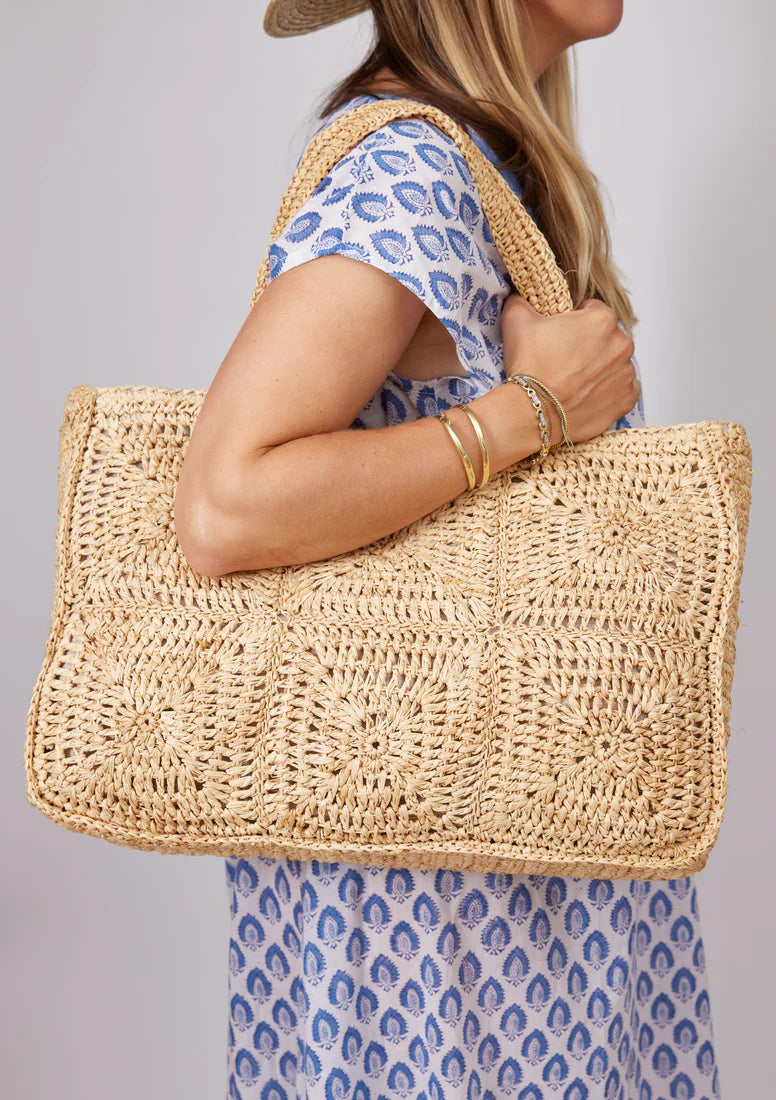 hat attack portia luxe tote