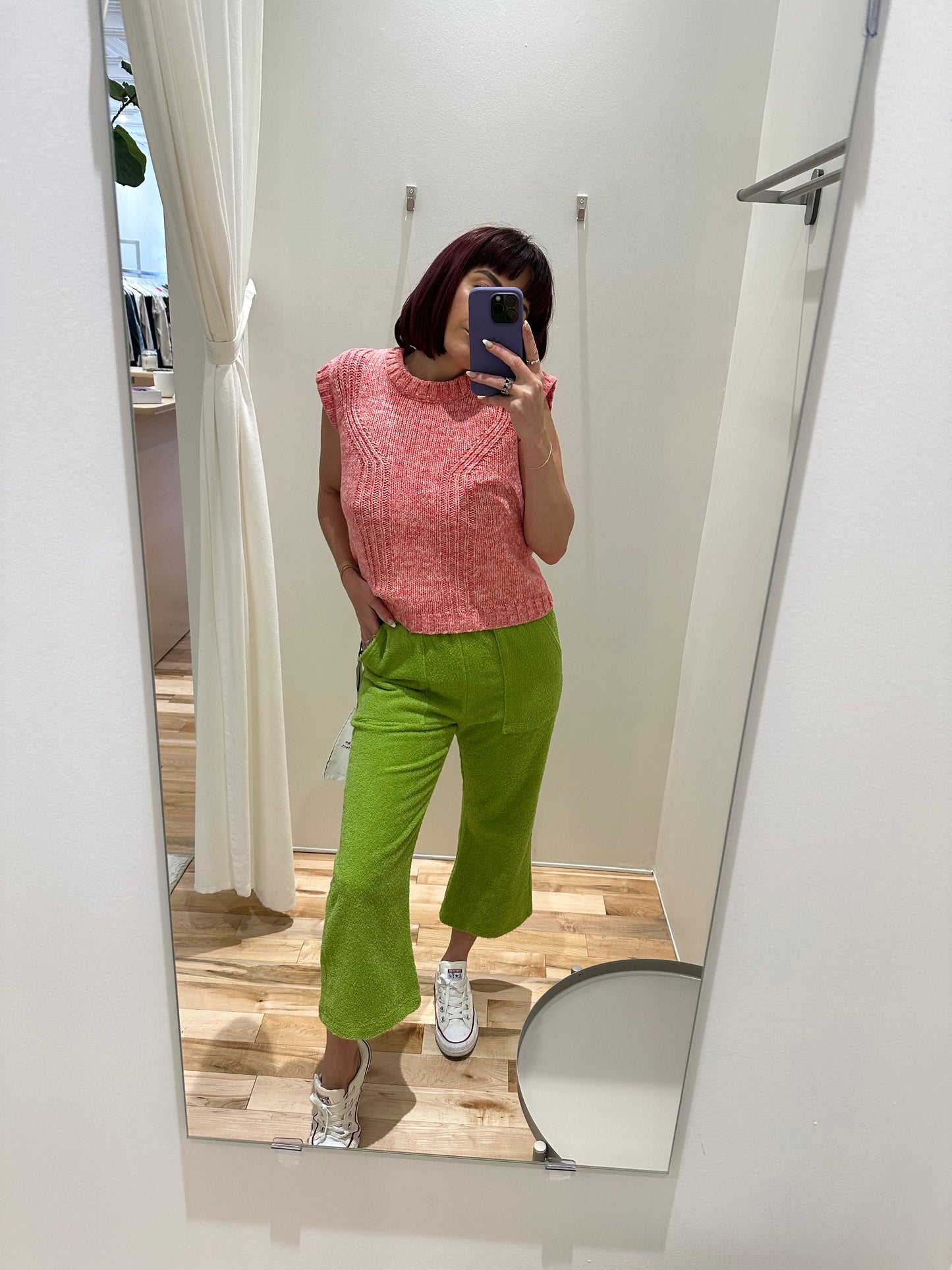 mantra isaya towel crop pant