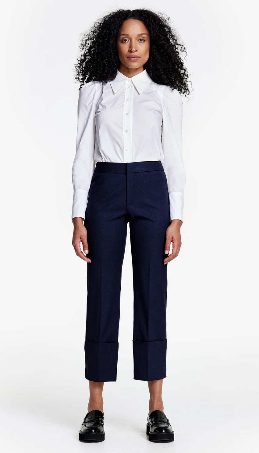 smythe cuffed flood pant