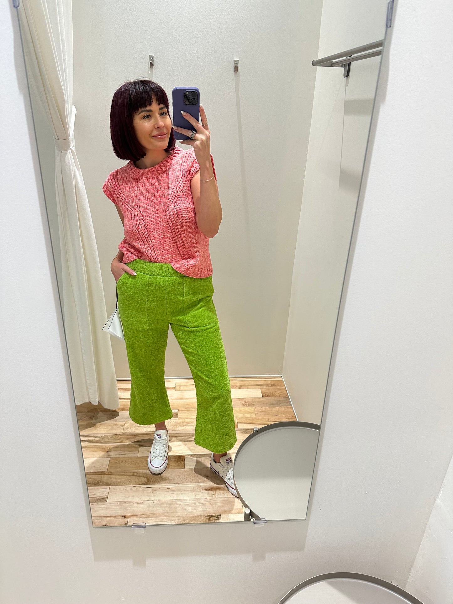 mantra isaya towel crop pant