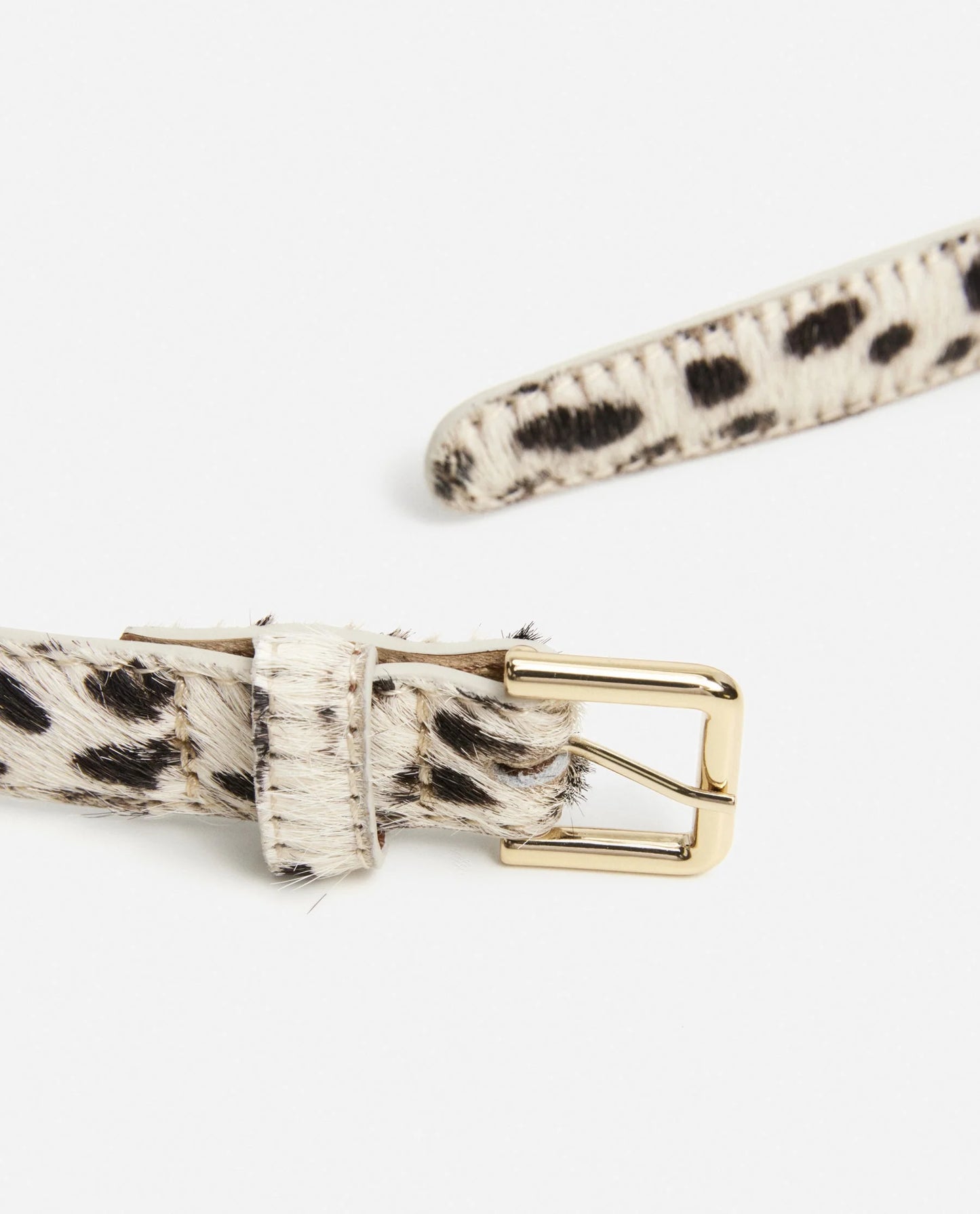 flattered barbara leather hair belt