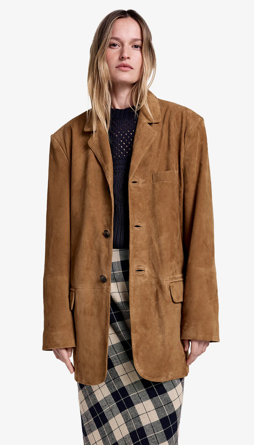 smythe suede weekend jacket