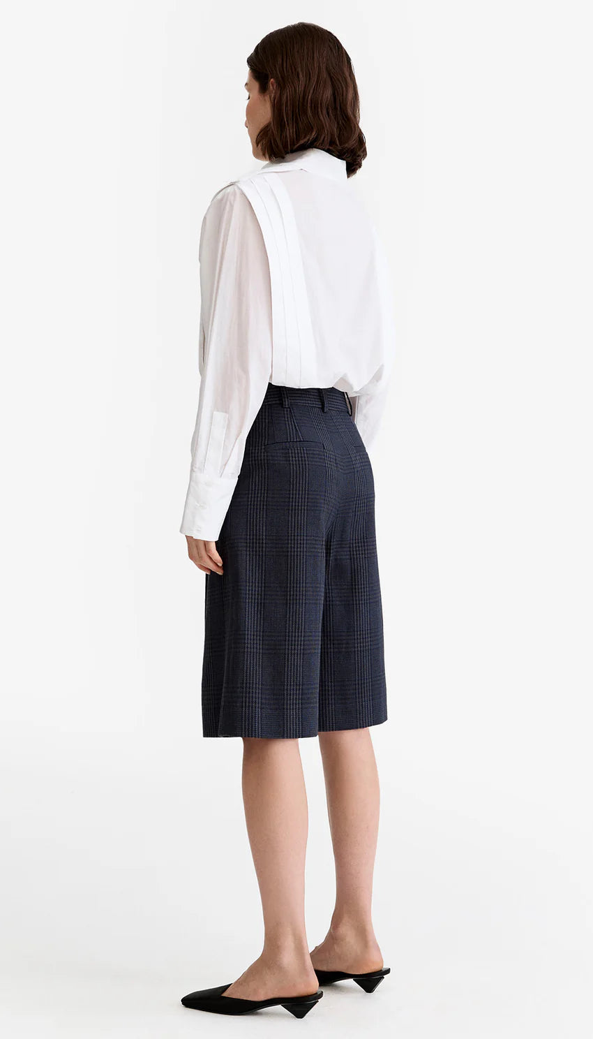 smythe pleated long short