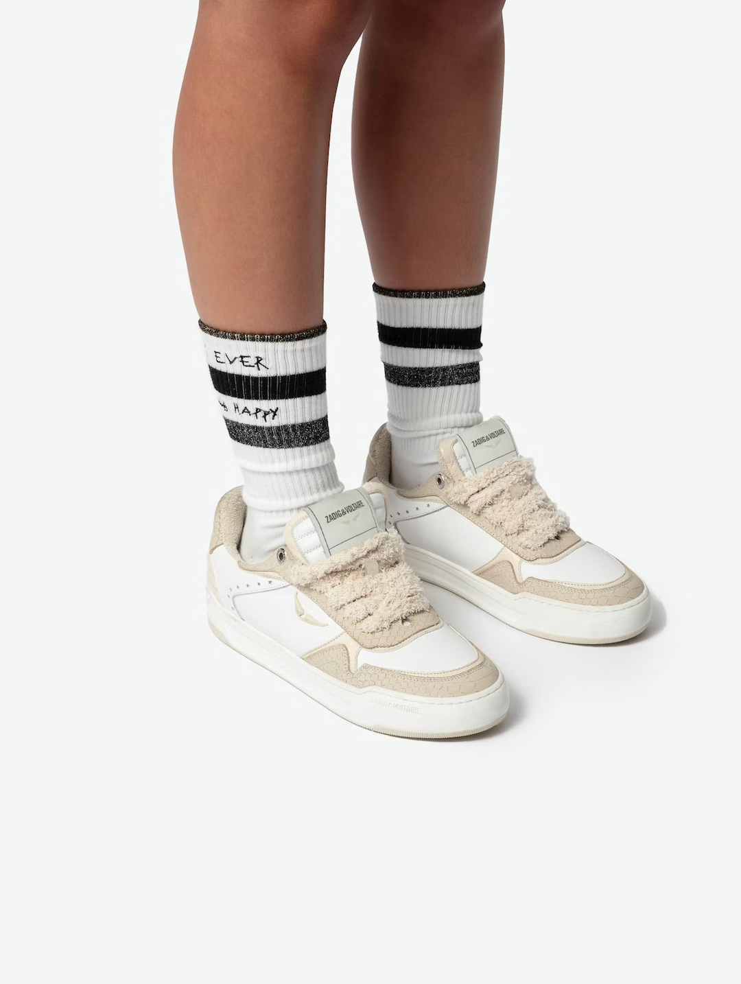 zadig&voltaire wings low-top trainers