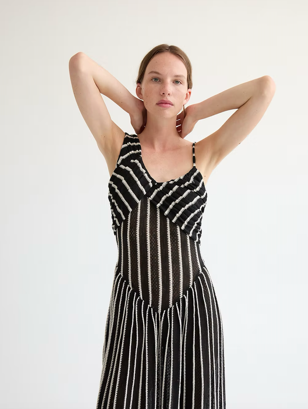 tach ikia knitted fabric dress