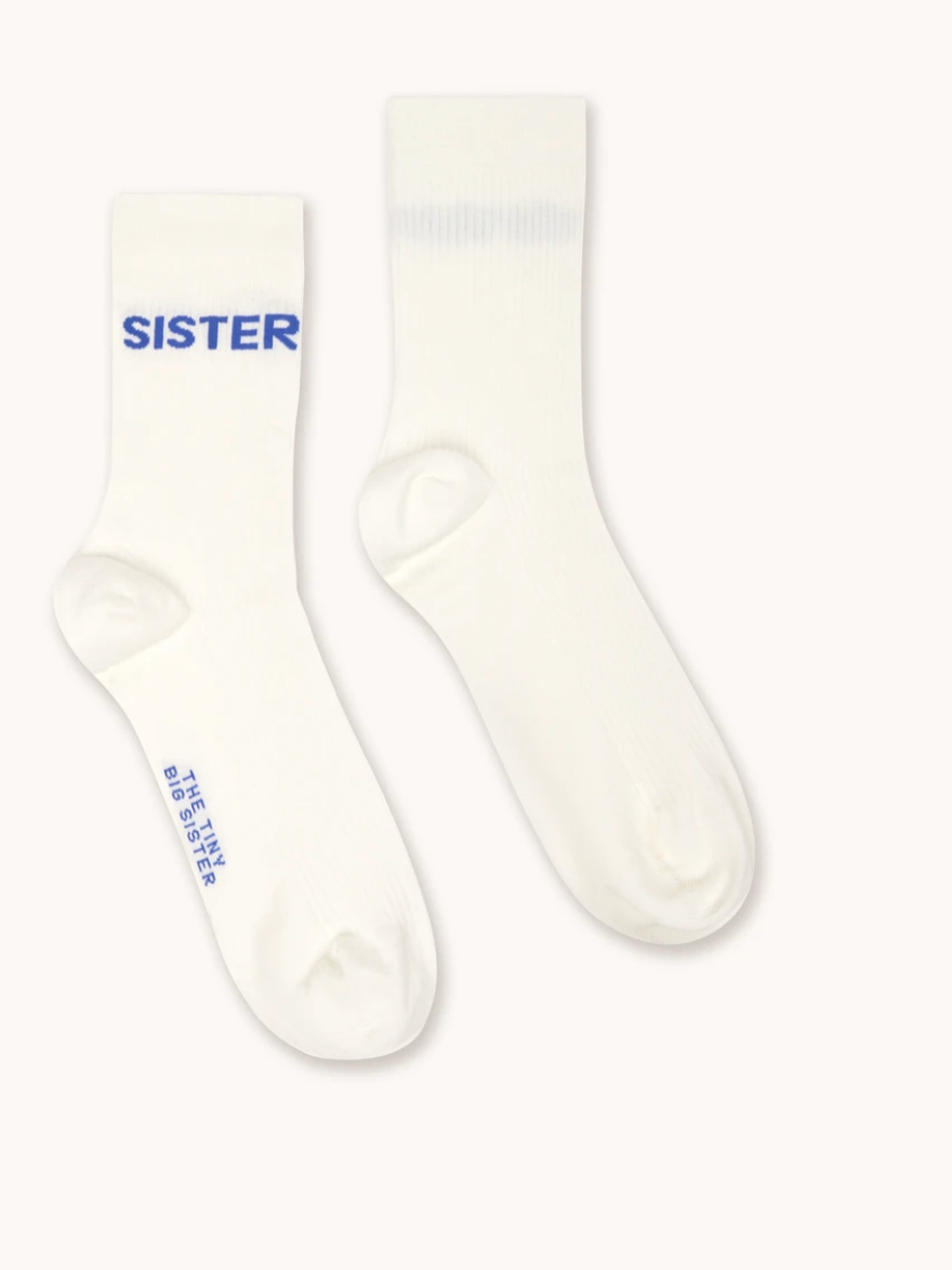 the tiny big sister sister socks