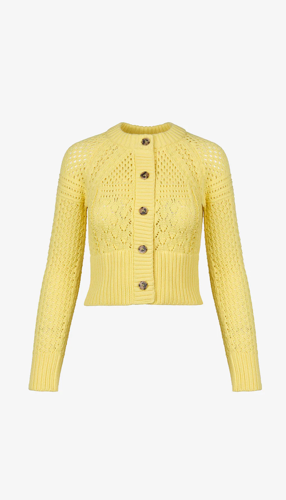 smythe crochet cardigan