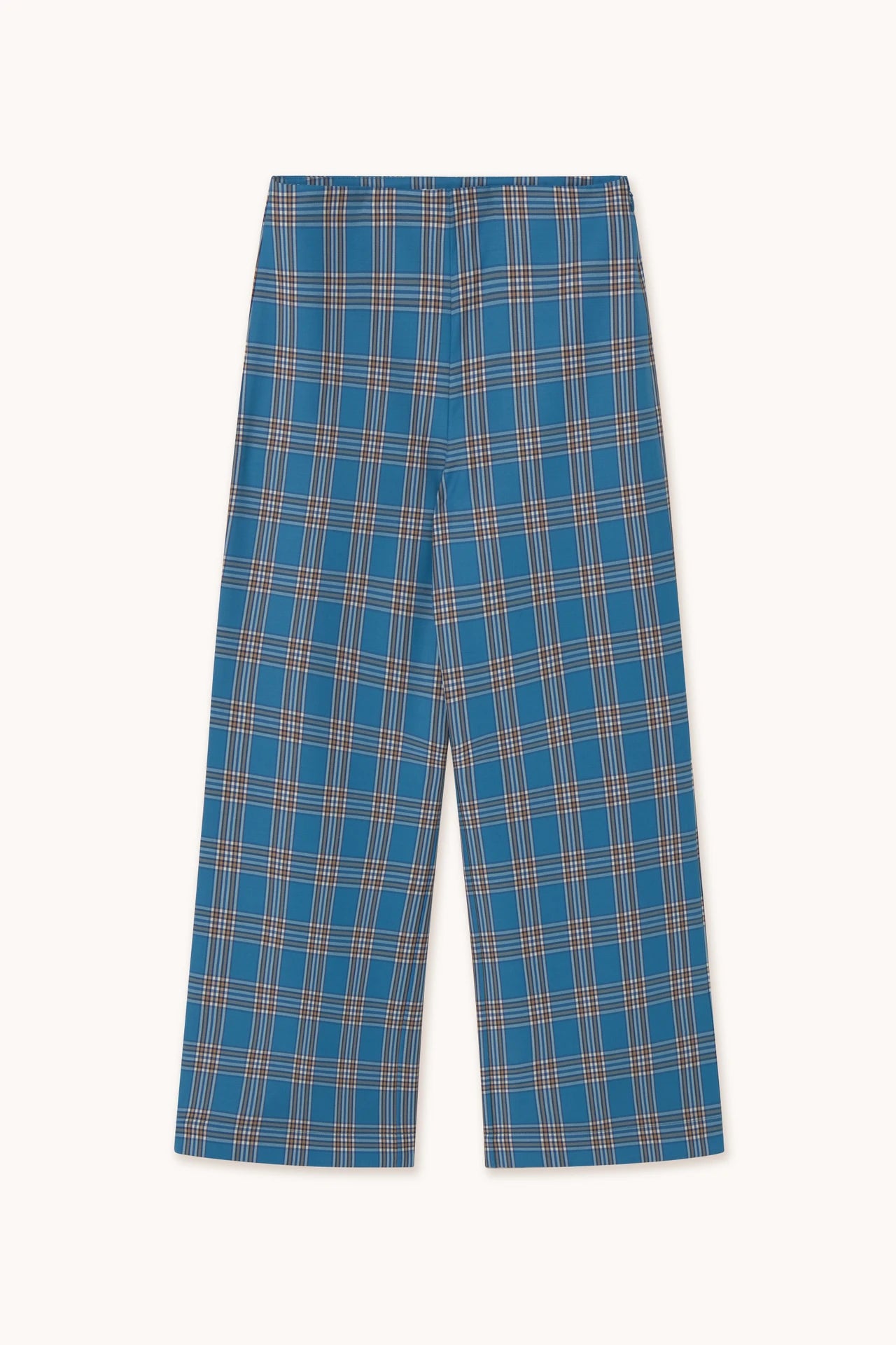 the tiny big sister check wide trouser