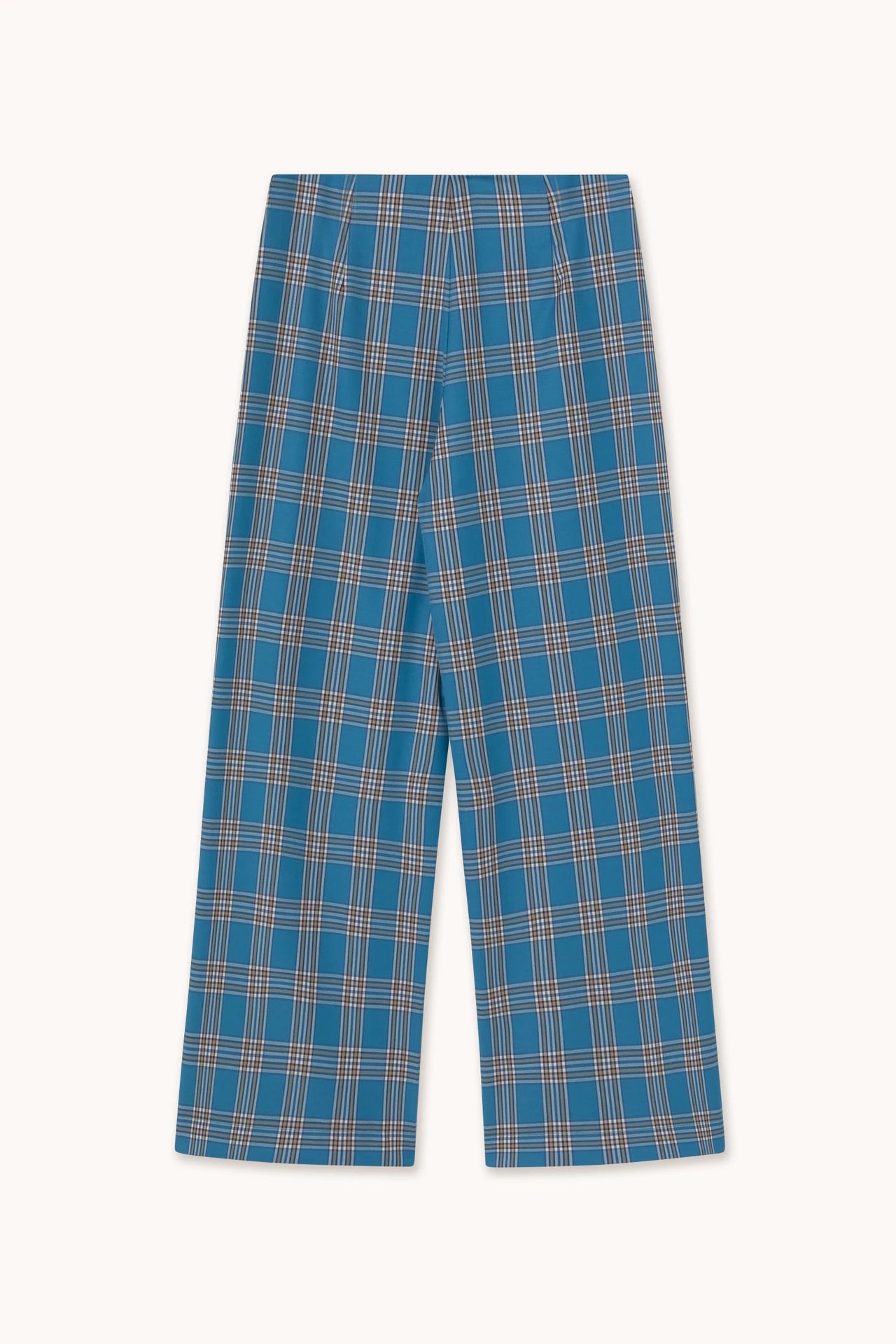 the tiny big sister check wide trouser