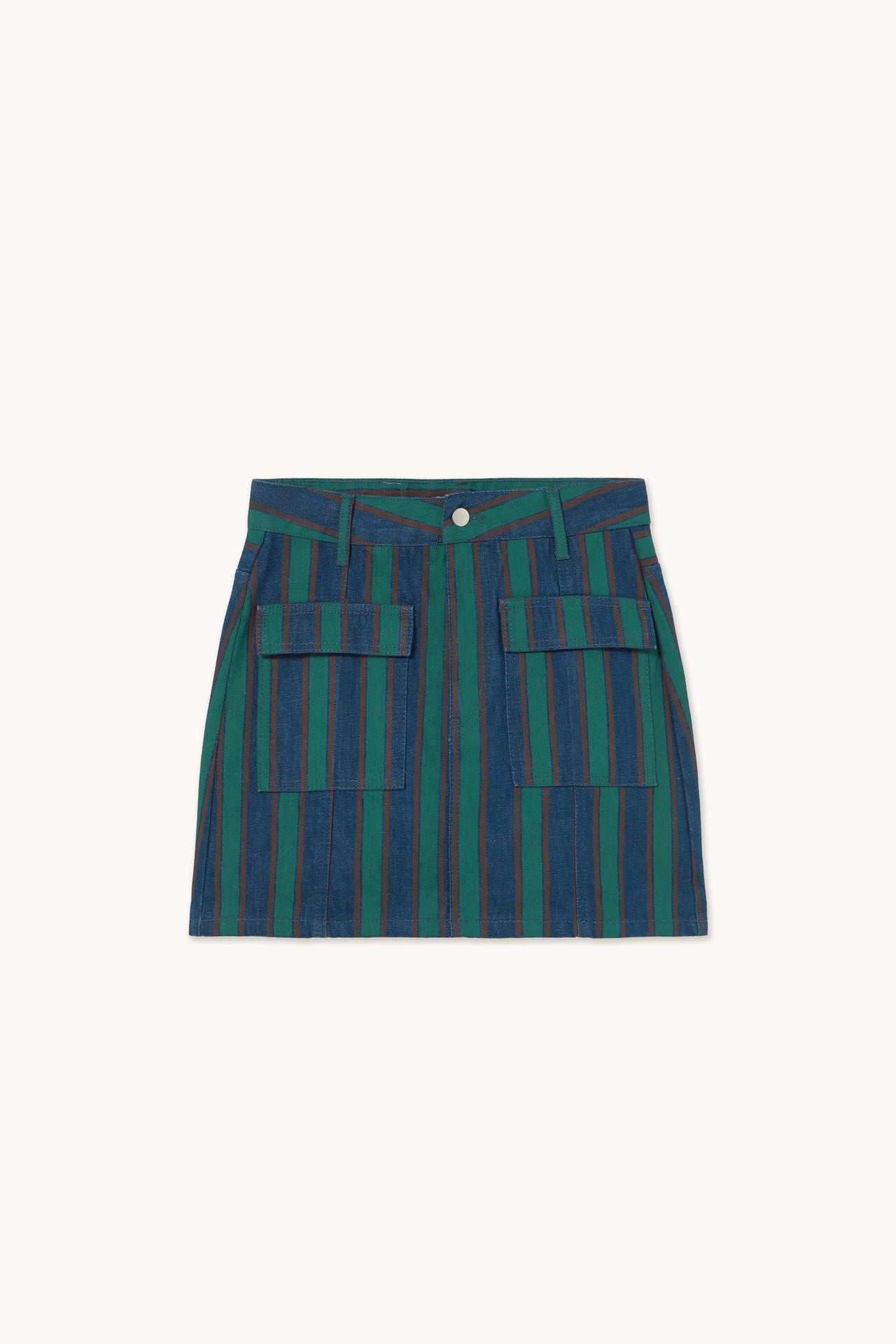 the tiny big sister striped mini skirt