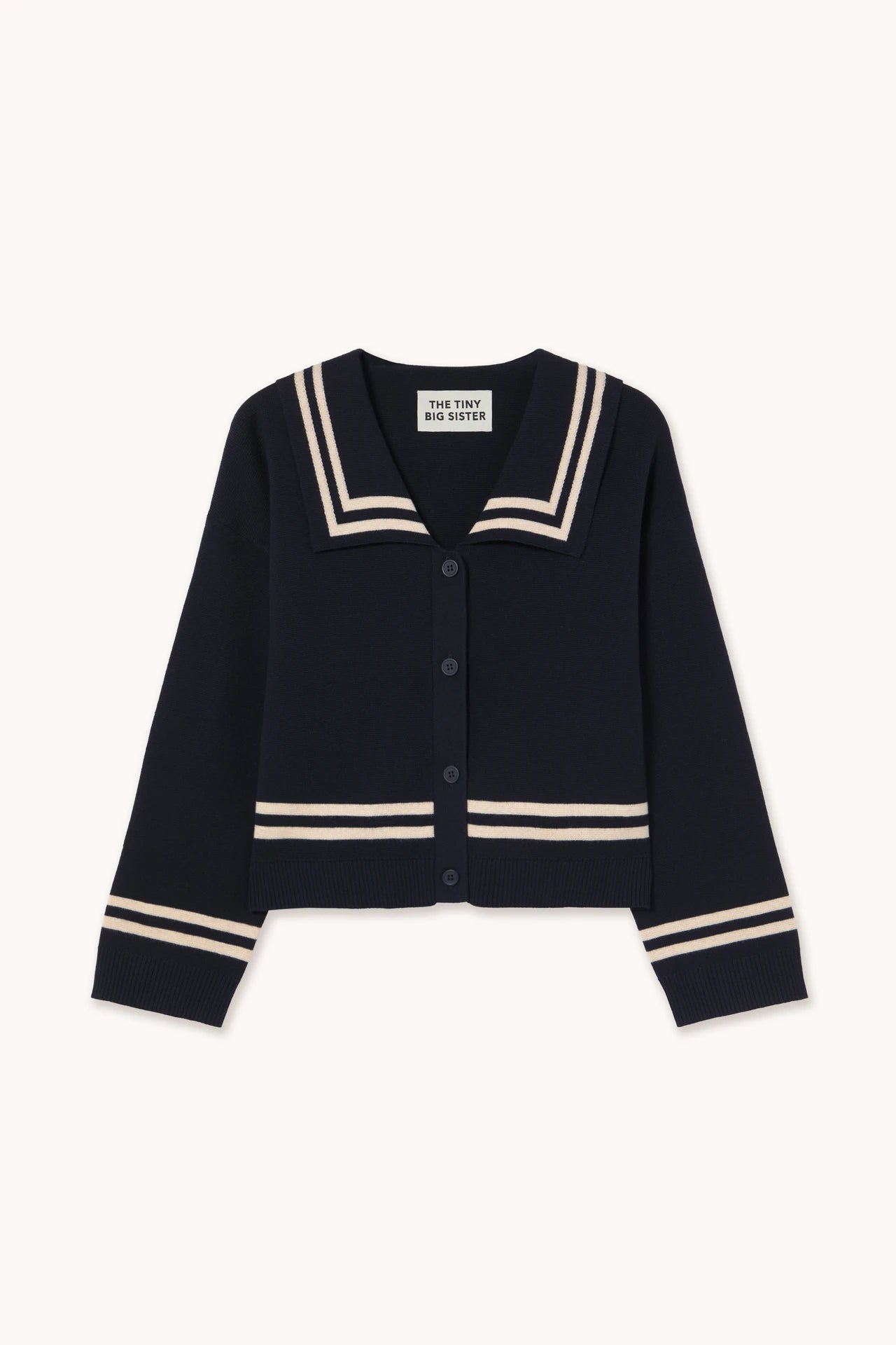 the tiny big sister sailor cardigan