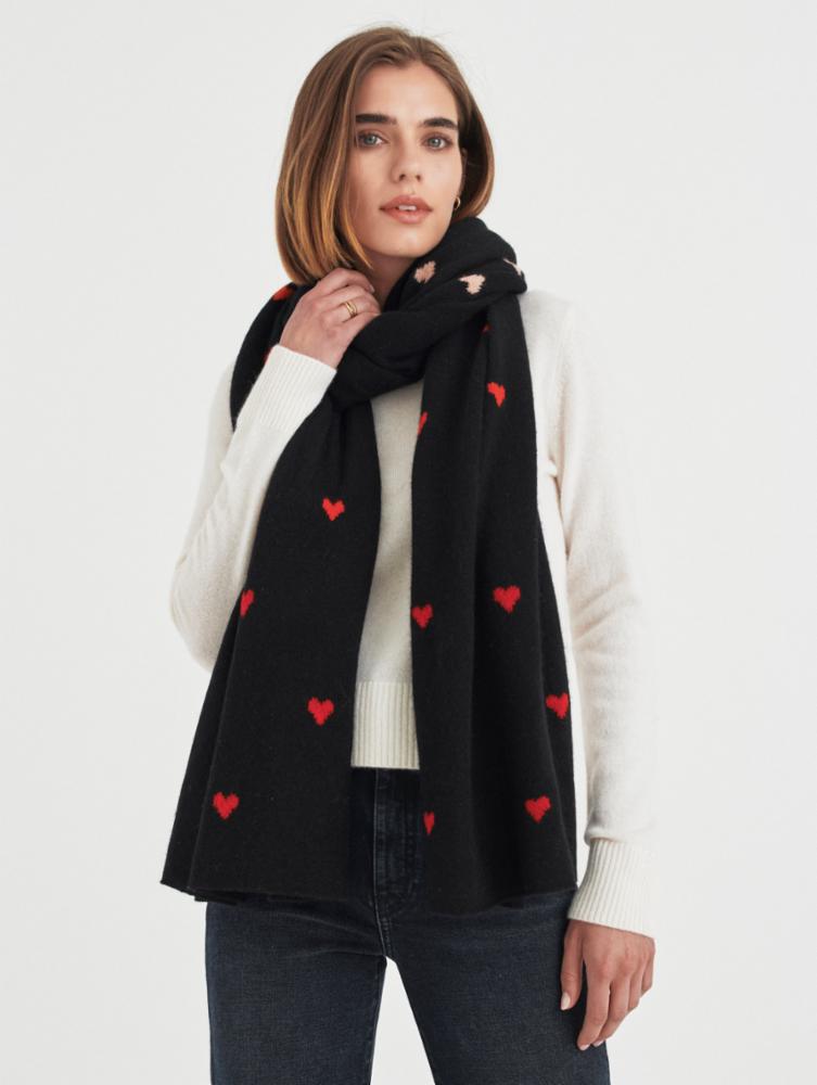 preloved white+warren ombre heart wrap