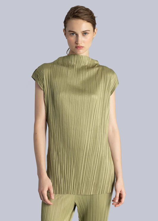 esthé pleated oversized top