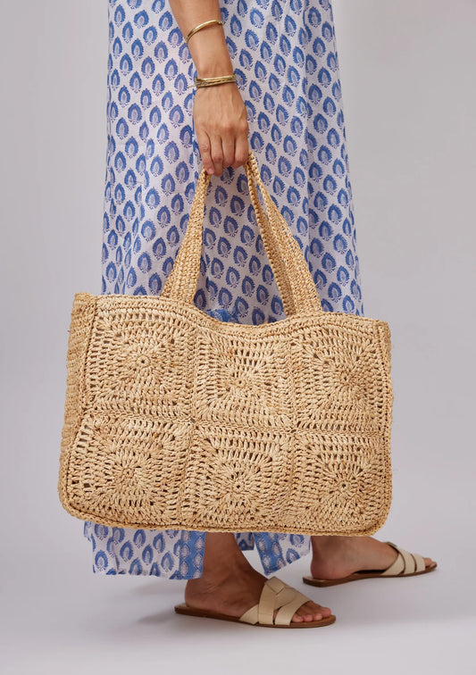 hat attack portia luxe tote