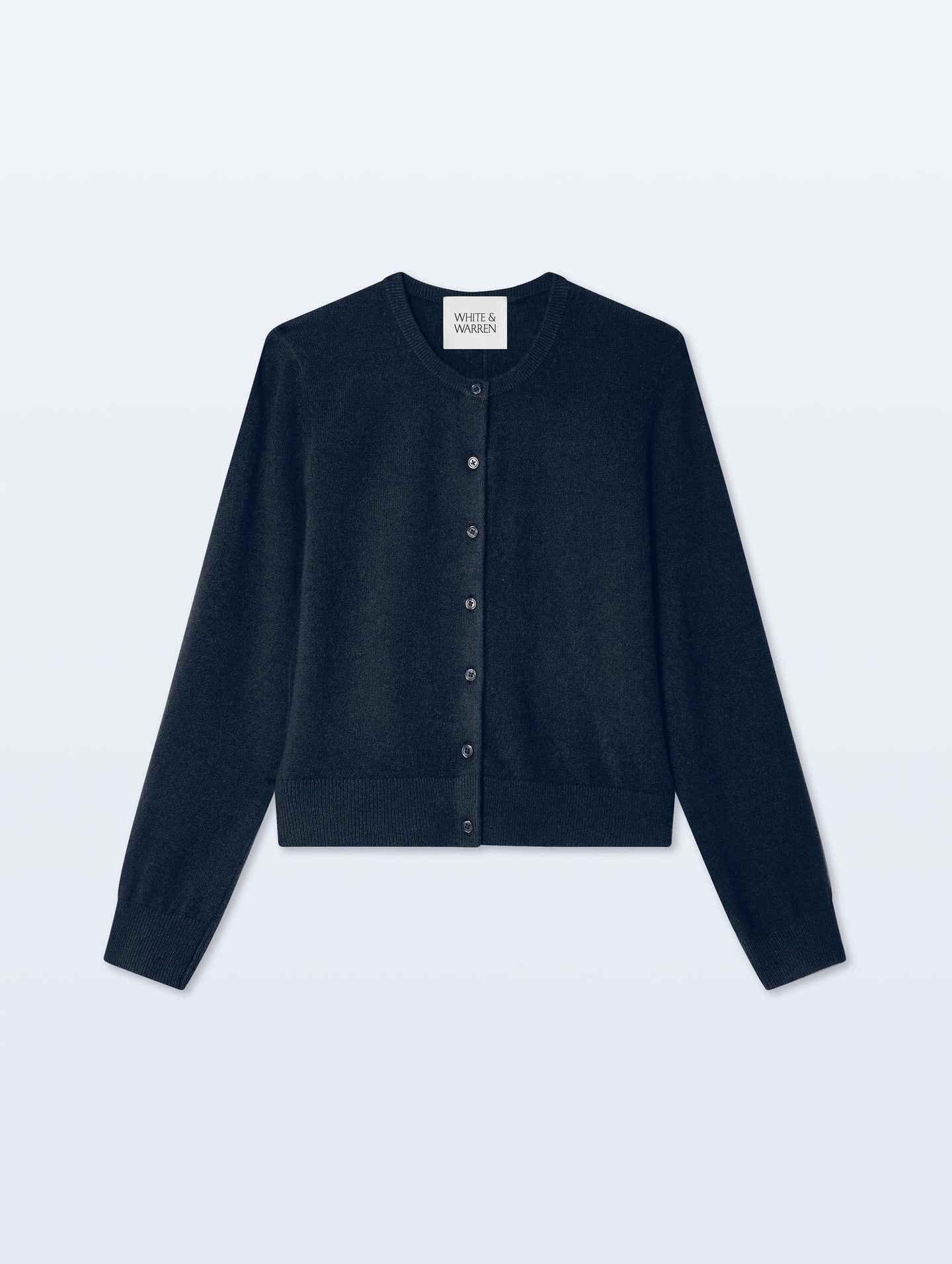 white+warren cashmere crewneck cardigan