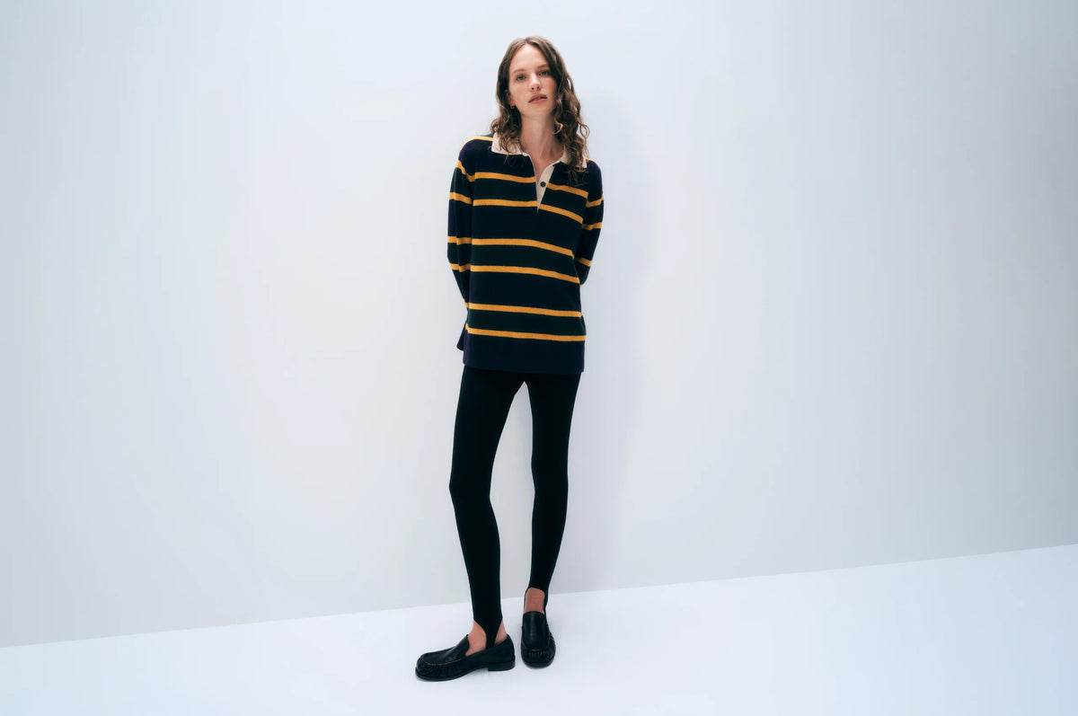 white+warren cashmere rugby polo