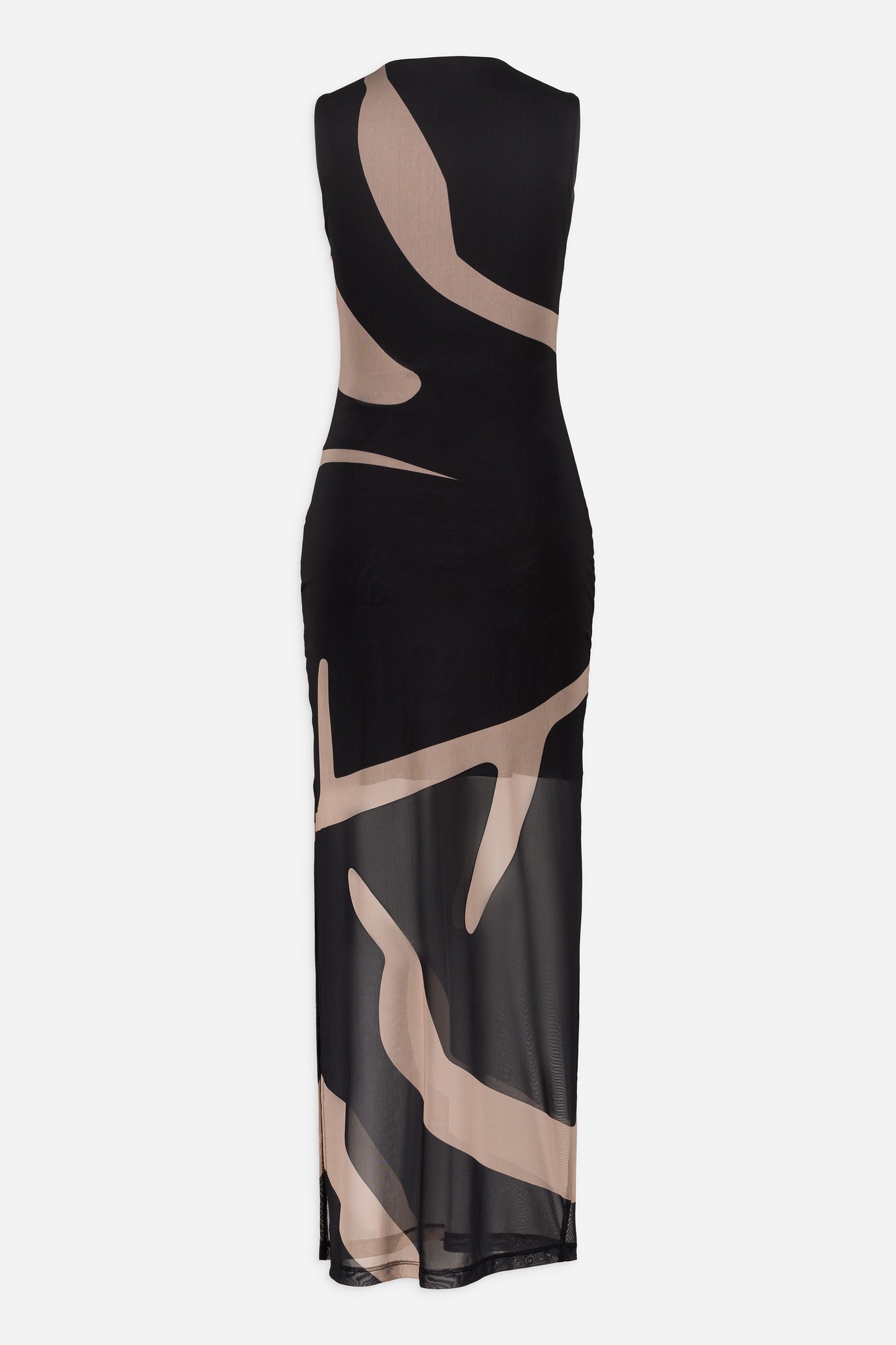 saemdi abstract mesh dress