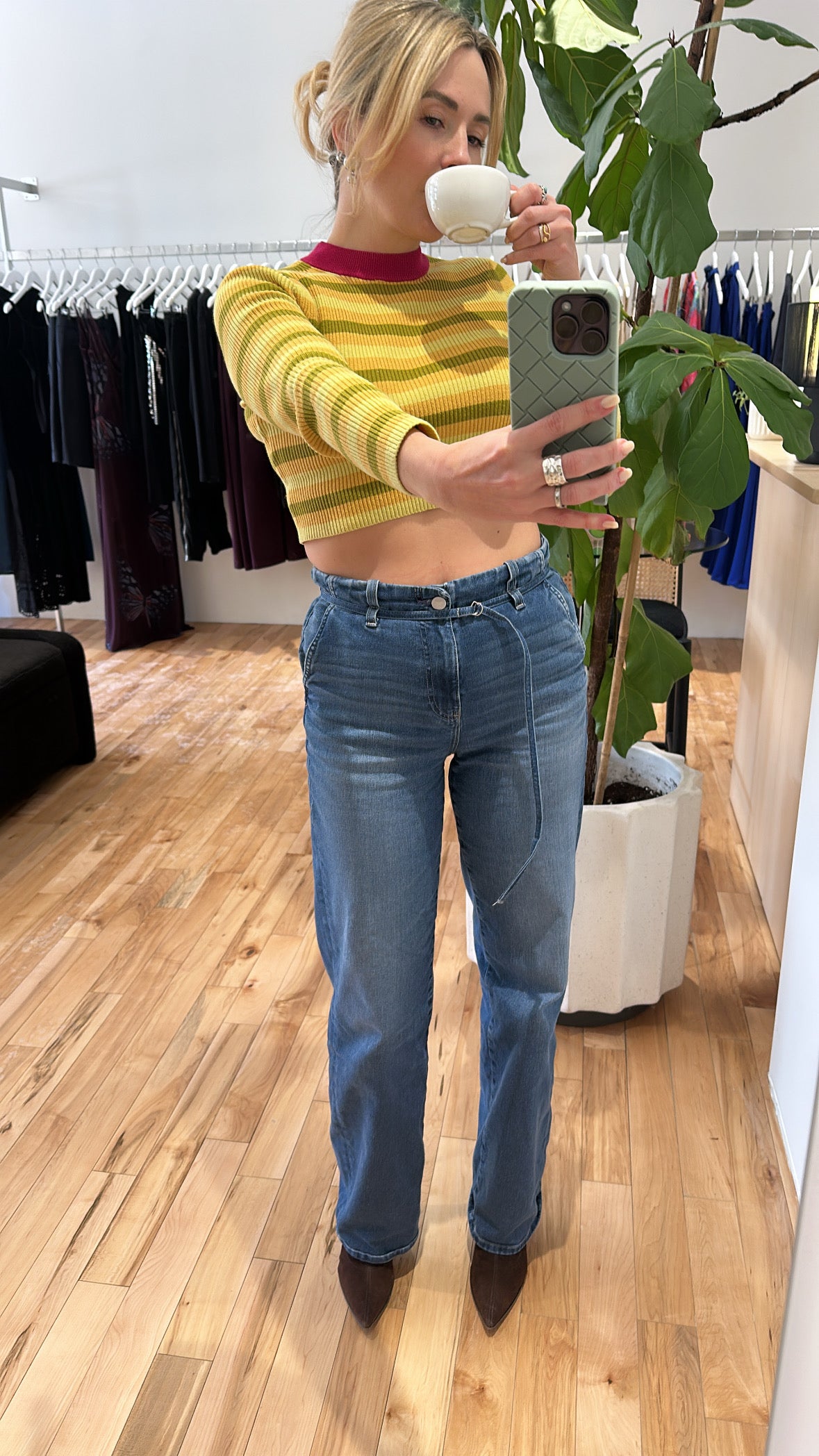 preloved ag jeans belted kora