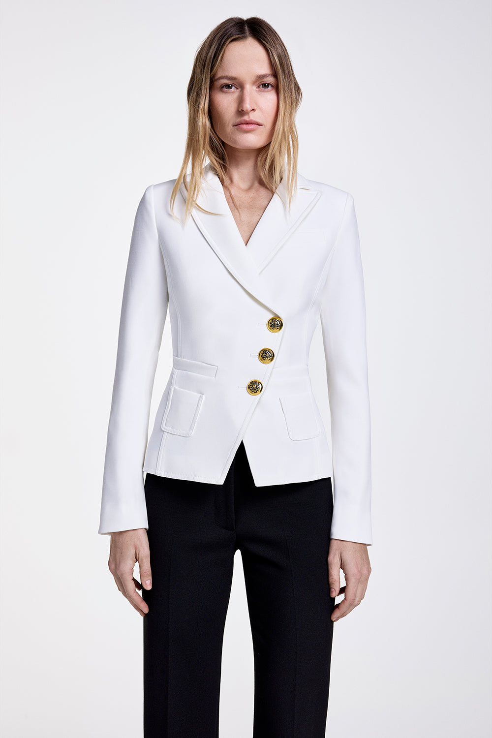 smythe wrap blazer