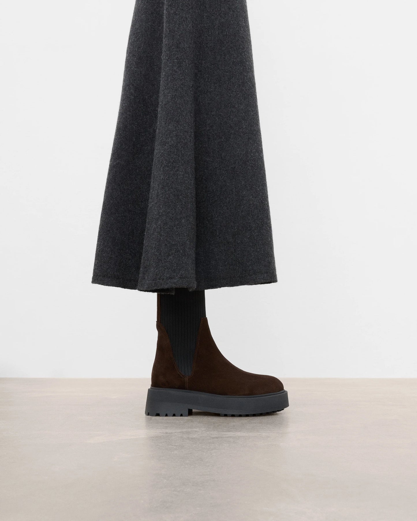 flattered aurora suede boot