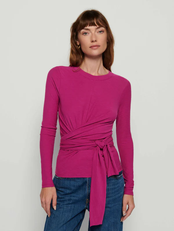 nation ltd. este twisted wrap top