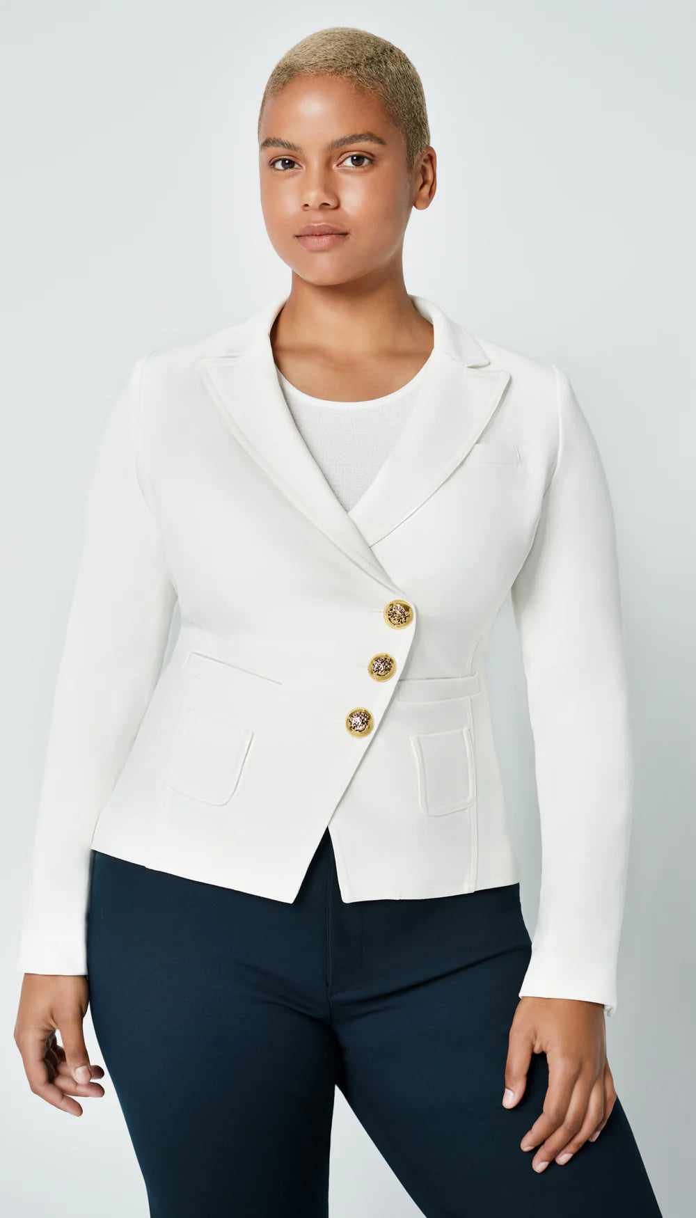 smythe wrap blazer