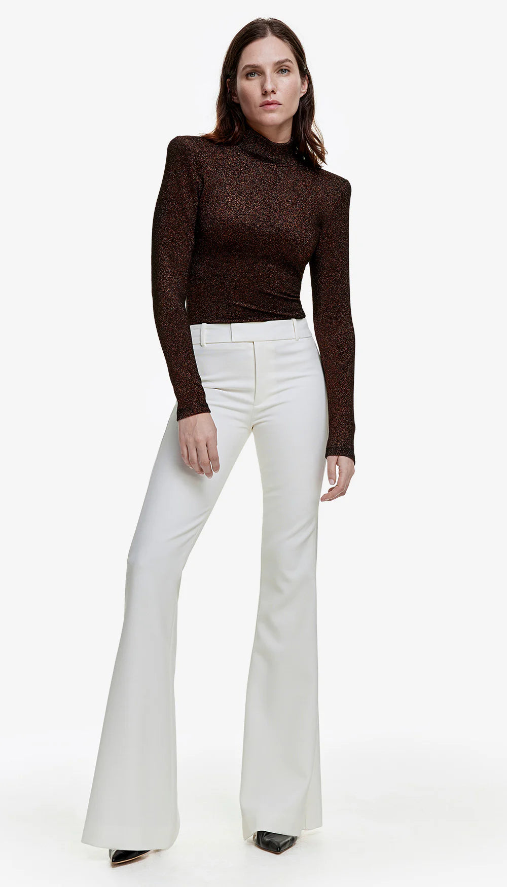 smythe shoulder pad turtleneck