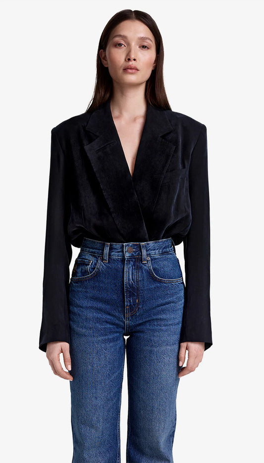 smythe blazer bodysuit