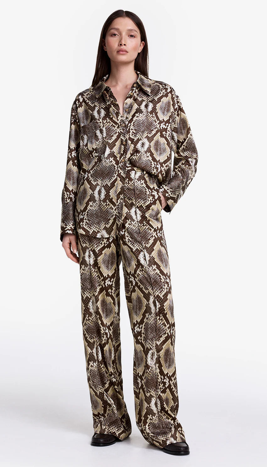 smythe low rise slouch trouser