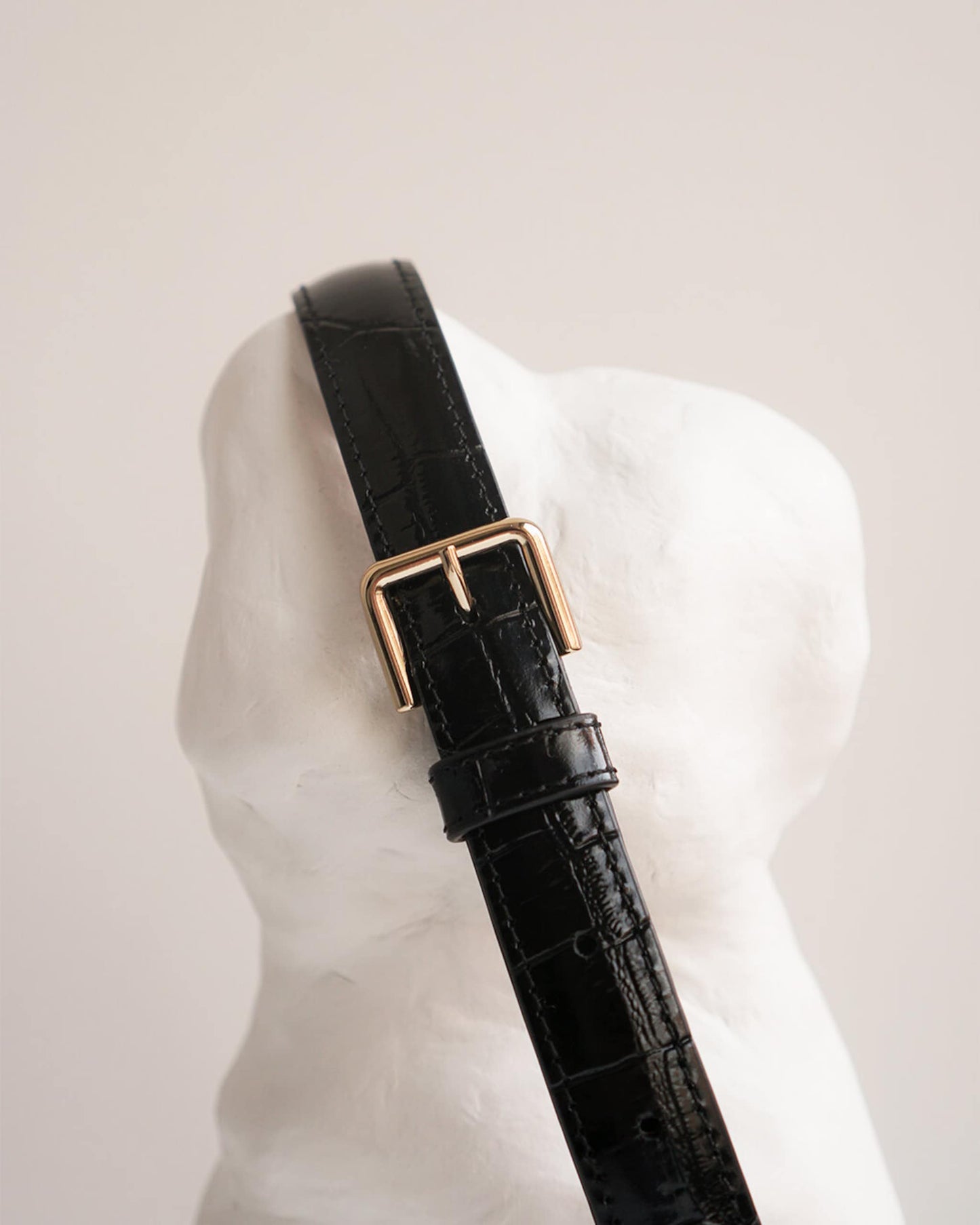 flattered barbara belt leather