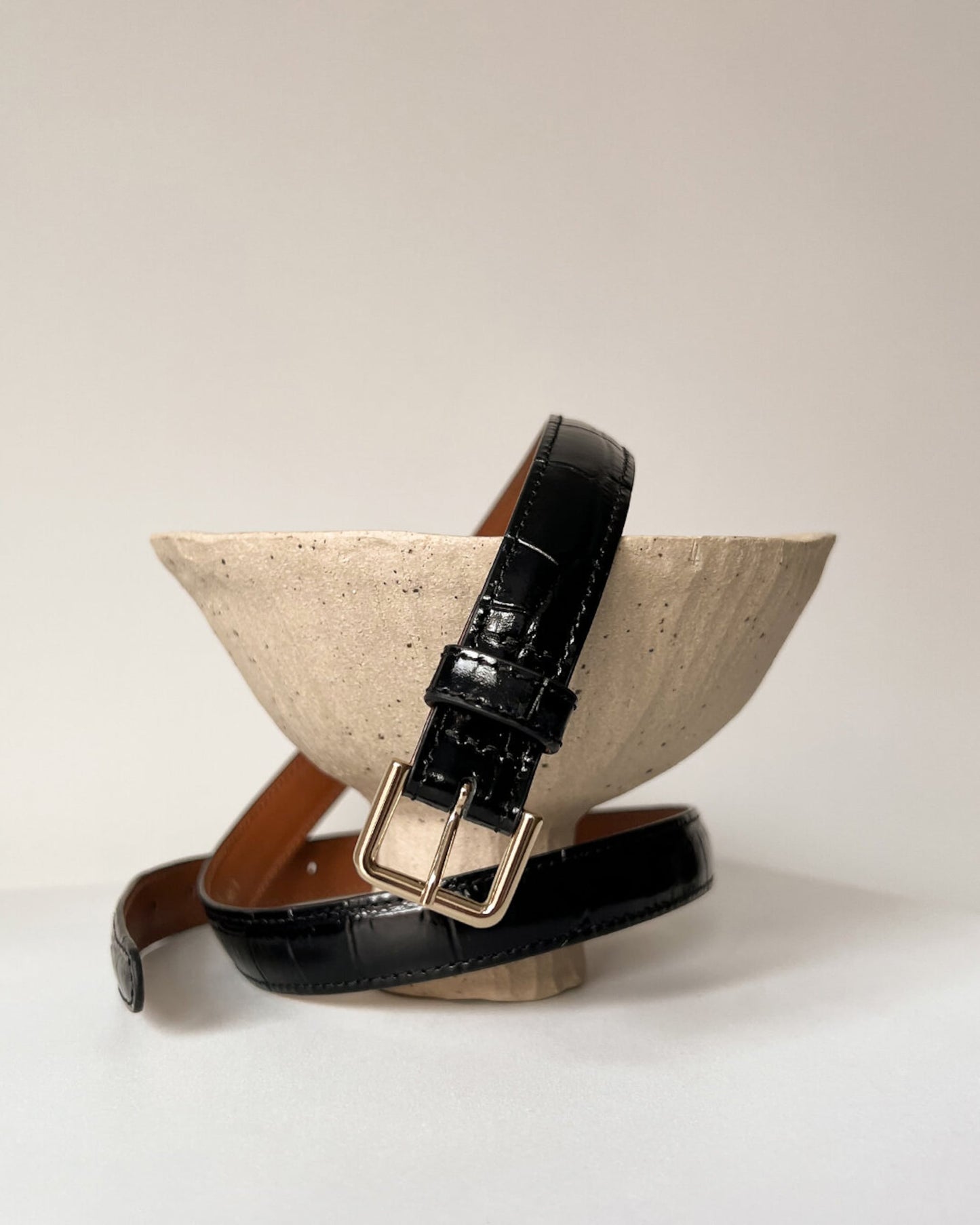 flattered barbara belt leather