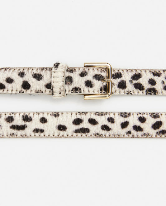 flattered barbara leather hair belt