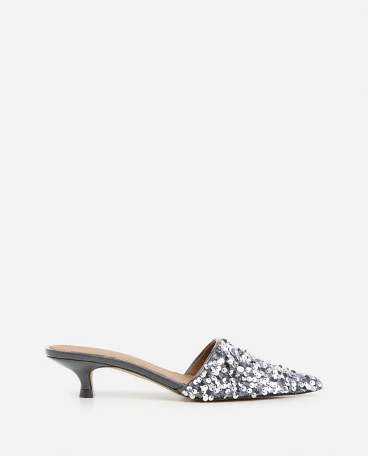 flattered noomi sequins heel