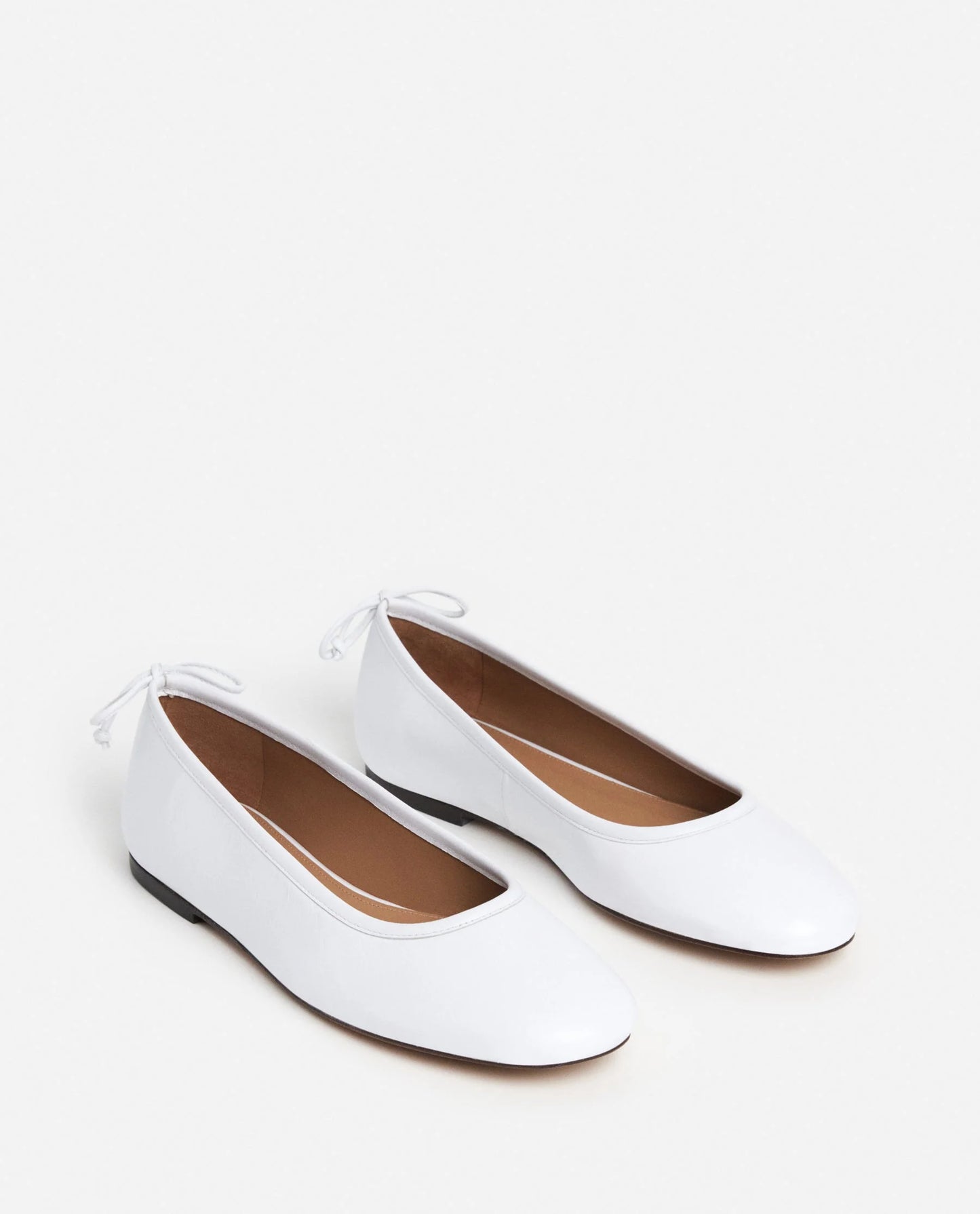 flattered pat leather ballet flat