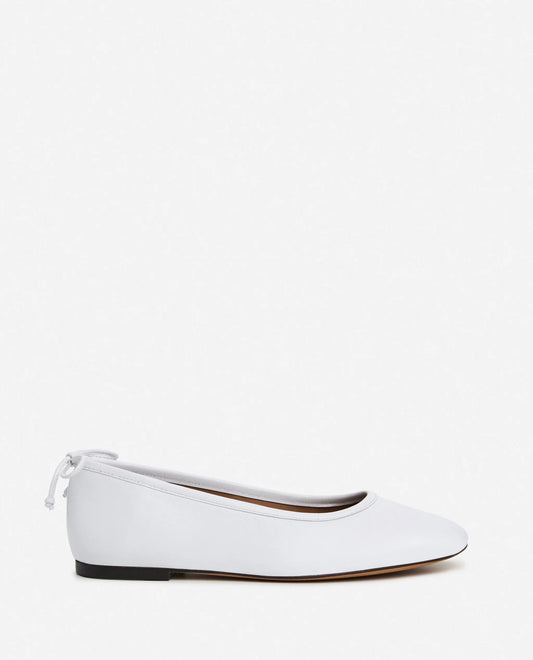 flattered pat leather ballet flat