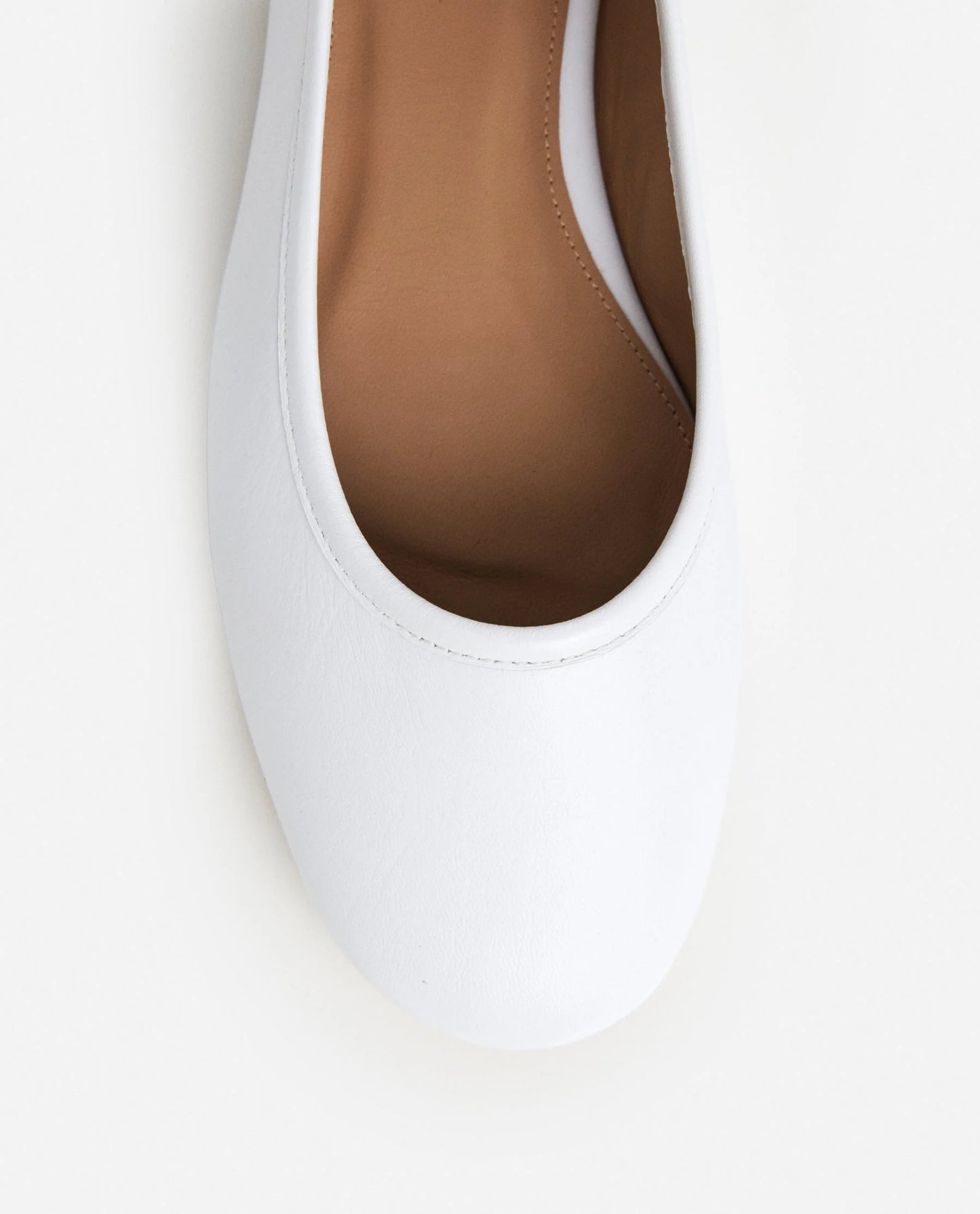 flattered pat leather ballet flat