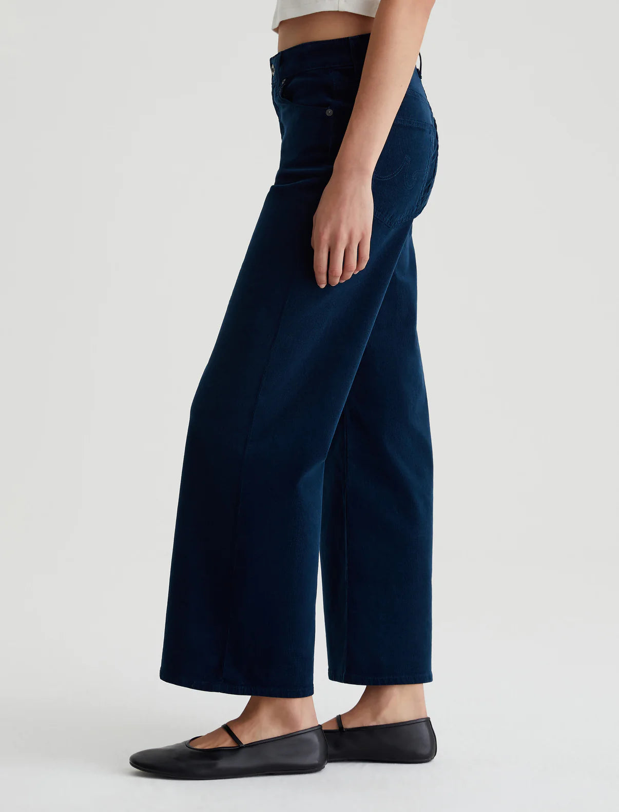 ag jeans saige wide leg crop