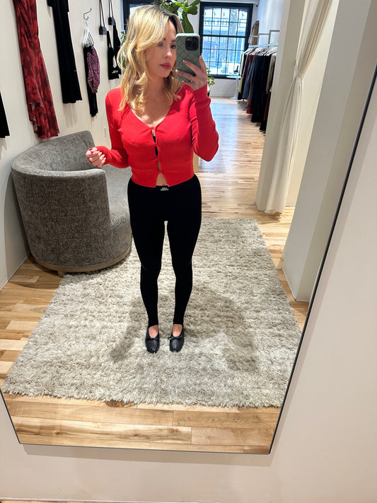 preloved white+warren ribbed cardigan