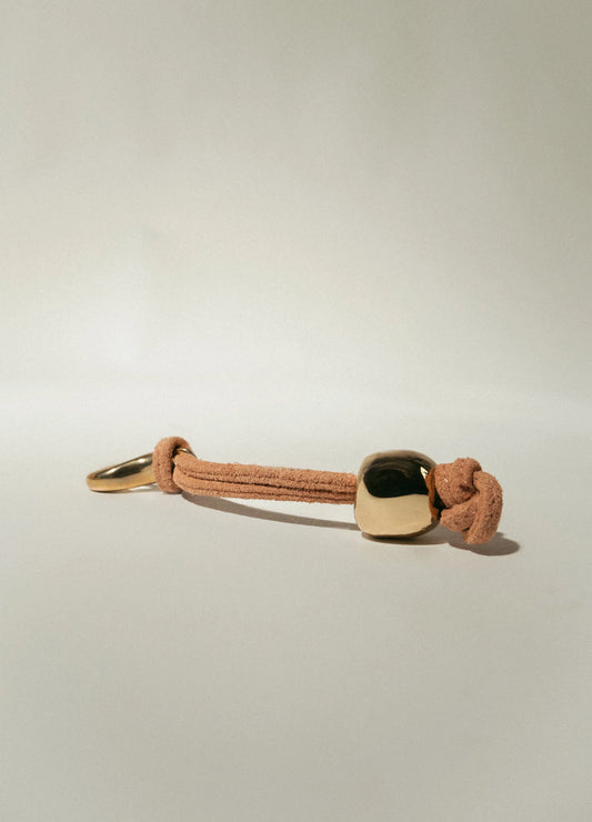 flattered kate suede keyring