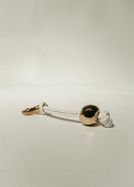 flattered kate leather keyring