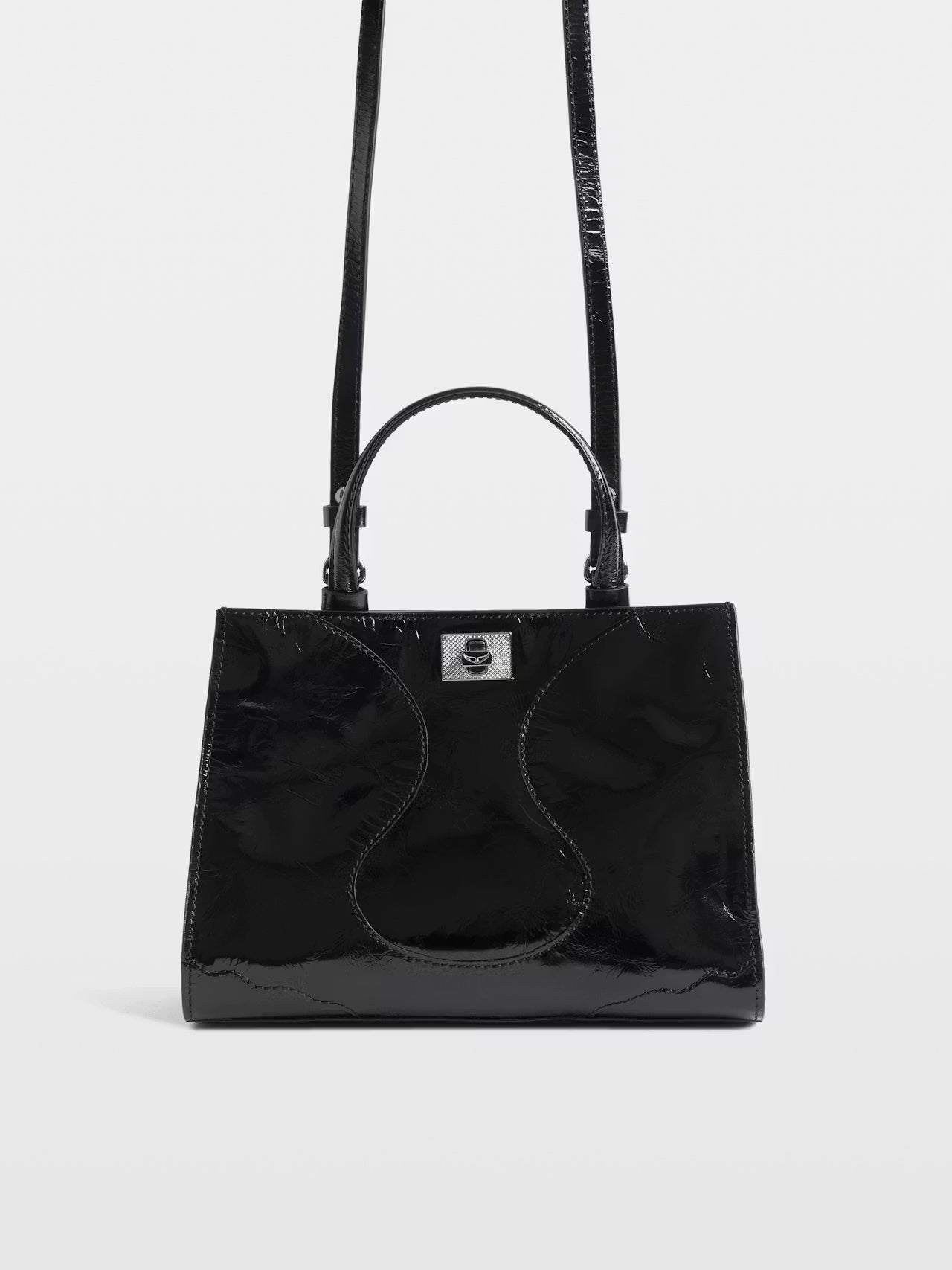 zadig&voltaire jack mini vintage patent bag