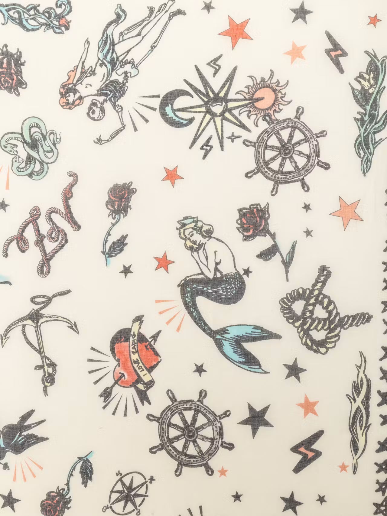 zadig&voltaire kerry tattoo scarf 135