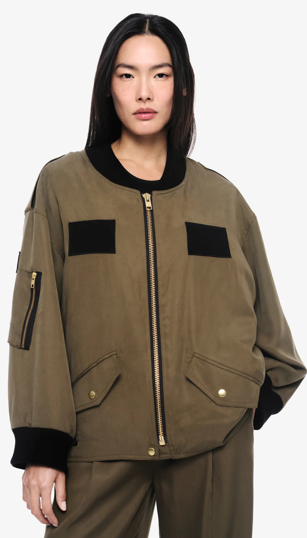 smythe oversized bomber