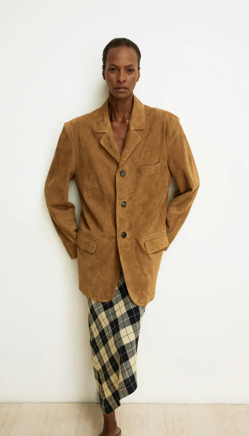 smythe suede weekend jacket