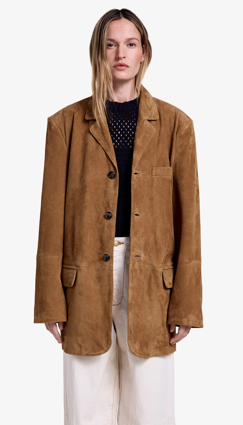 smythe suede weekend jacket