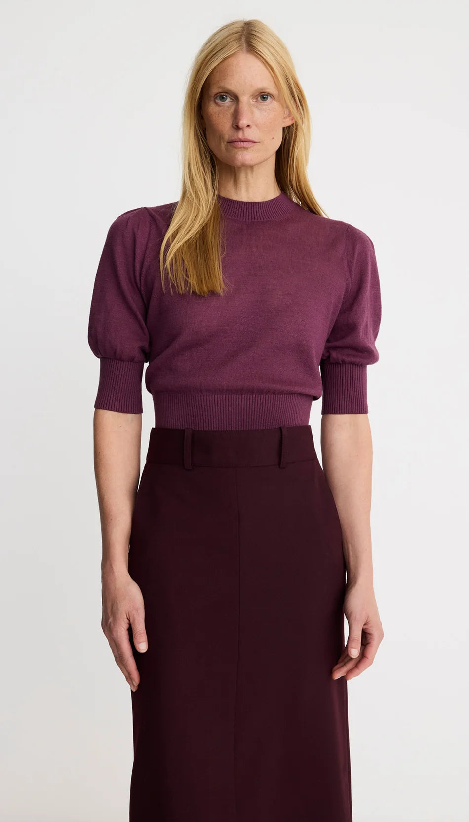 smythe pouf sleeve sweater