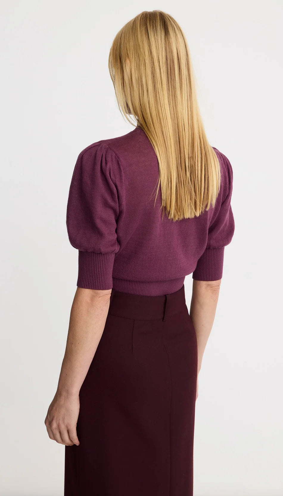 smythe pouf sleeve sweater