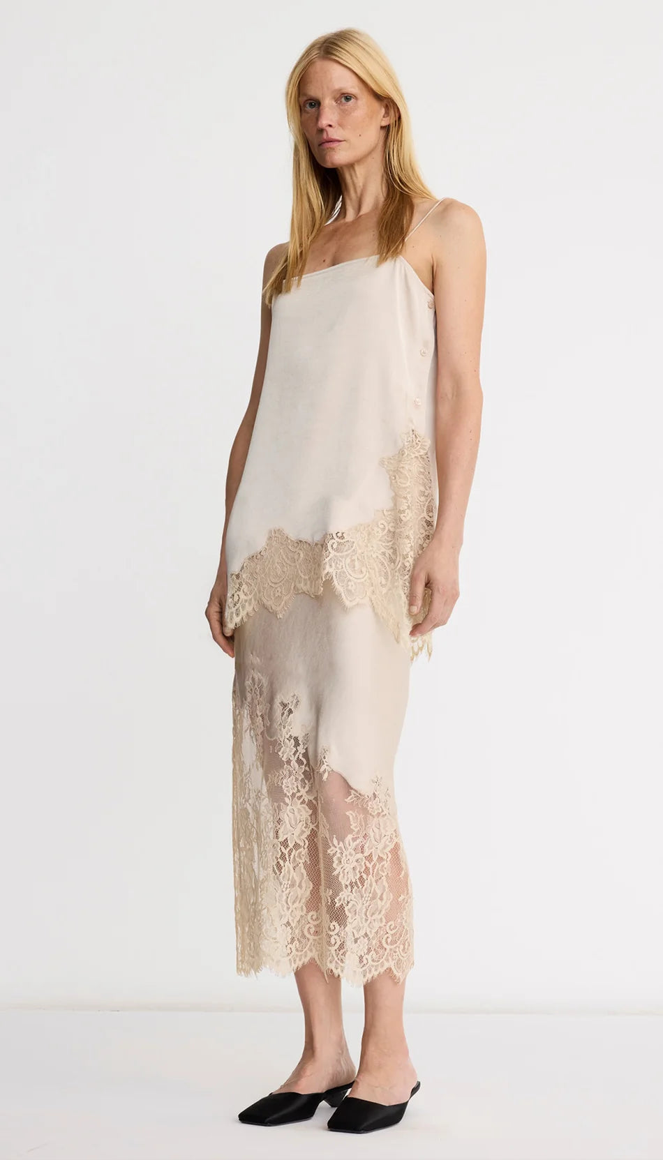 smythe lingerie slip skirt